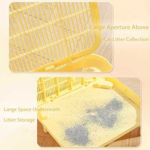 Cat Litter Mat Litter Trapping Mat, 19.69"X15.95"X3.54" Litter Box Mat - Image 5