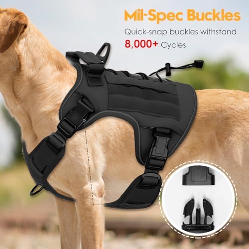 Heavy-Duty Tactical Dog Harness - Image 3