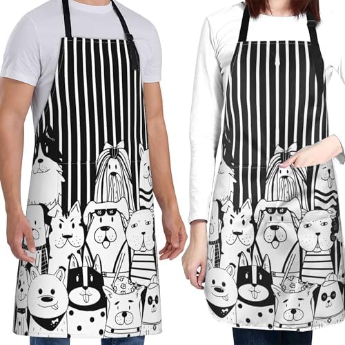 Art Apron with Pocket for Women Men - Image 6