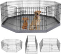 PETIME Foldable Metal Dog Exercise Pen/Pet Puppy Playpen Kennels Yard Fence by PETIME