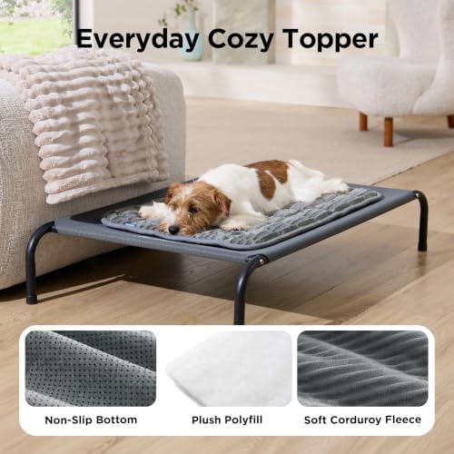 Bedsure ComfyFleece® Washable Dog Crate Pad, Soft Thin Large Pet Mat - Image 4