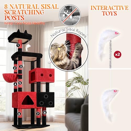Globlazer Extra Large Gothic Cat Tower - Image 6