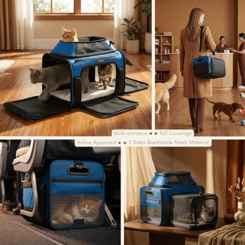 Top-Side Expandable Pet Carrier, Treat Window - Image 5