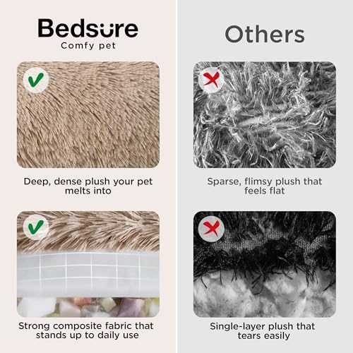 Bedsure SupportMax® Calming Dog Bed Medium Size Dog Washable Pet Bed - Image 4