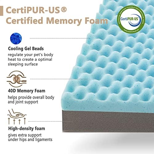 WATANIYA PET Memory Foam Medium Dog Bed, Cooling Dog Beds - Image 4