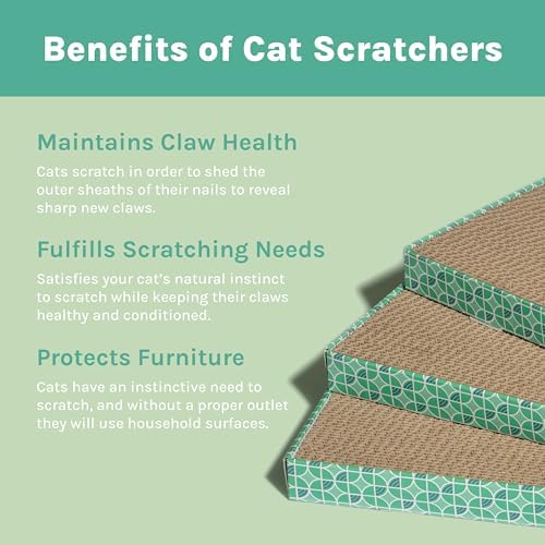 Kitty City Cat Print Corrugate Scratcher Bed - Image 5
