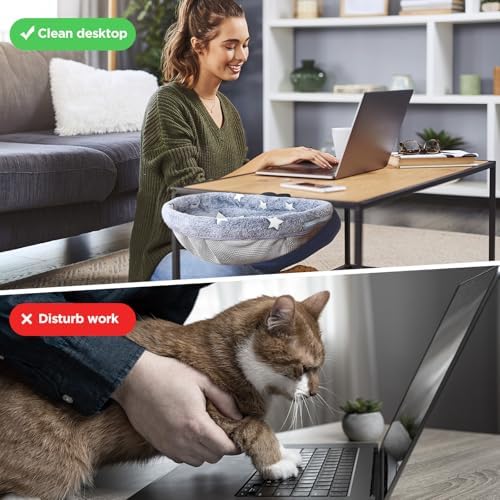 Cat Desk Bed, Adjustable Cat Desk Hammock, Cat Bed - Image 6
