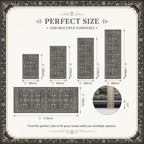 2x4 Entryway Runner Rugs, Small Runners - Image 4