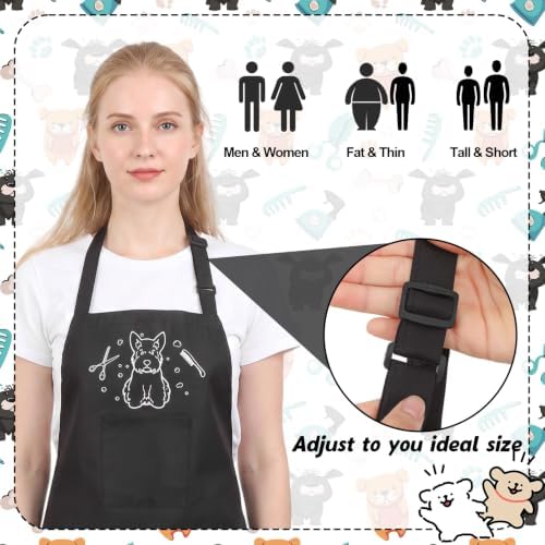 Dog Grooming Apron Waterproof Hair Resistant - Image 4