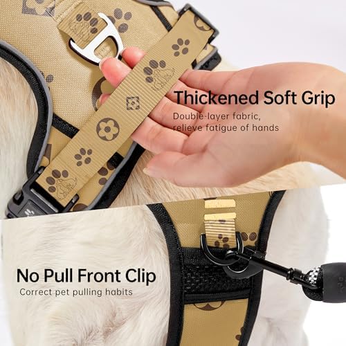 NESTROAD Dog Harness for Medium Sized Dog, No Pull Dog Vest Harness Set - Image 3