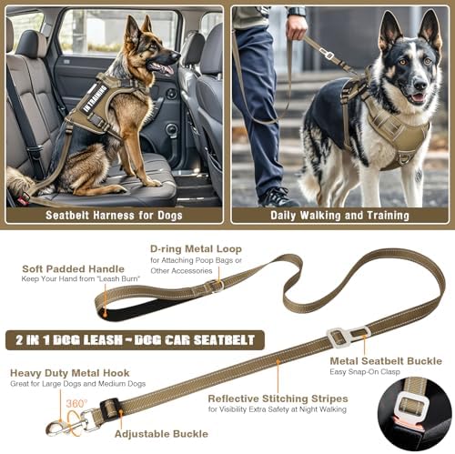 Tactical Dog Harness and Leash Set - Image 4