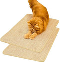2 Pack Cat Scratcher Mat, Jute Border, Sofa Protector, 23.6x15.7in by Unknown