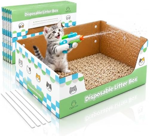 6-Pack Disposable Litter Box by Unknown