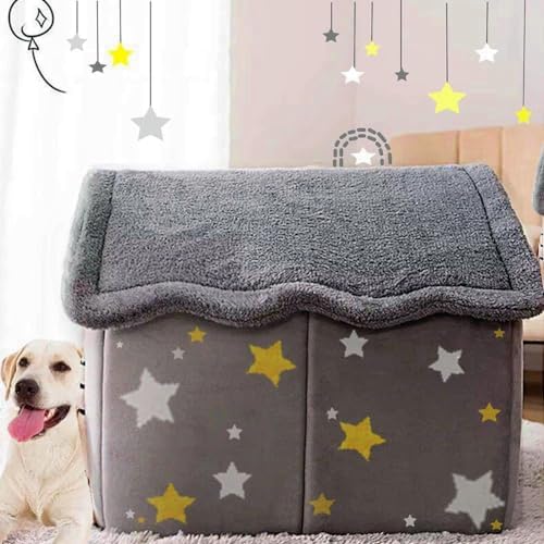 BXEBUI Dog House Indoor Memory Sponge, Foldable Dog House Kennel Bed Mat - Image 7