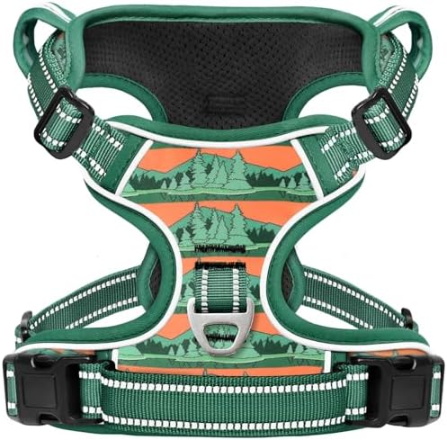 HEELE Dog Harness, No Pull Adjustable Padded Reflective Harness by HEELE