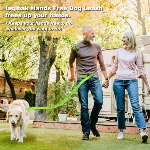 Laqibak Hands Free Dog Leash, Adjustable Waist Leash - Image 2