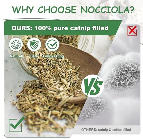 Nocciola 3 Pack Catnip Toys for Cats, Funny Cat Toys Filled - Image 5