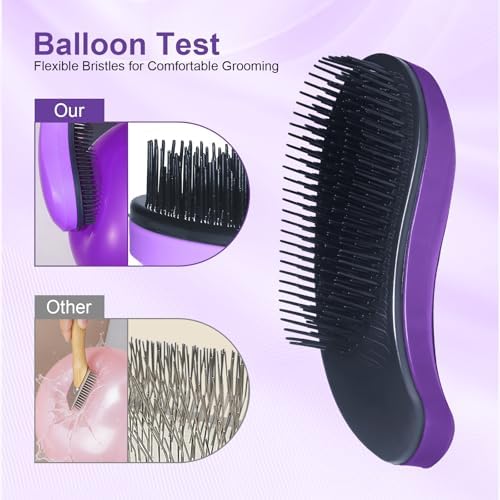 Small Dog Brush, Skin-friendly Soft Bristles - Image 3