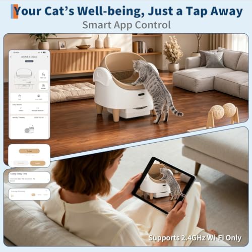 Open-Top Self Cleaning Cat Litter Box - Image 2