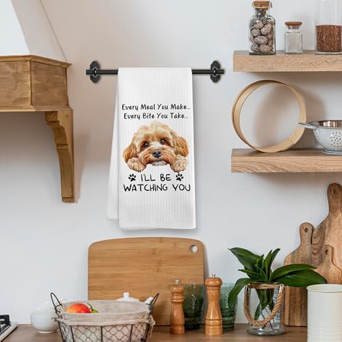 Funny Cavapoo Dog Kitchen Towels Accessories Ornament Decor, Cavapoo Dog Mom - Image 2
