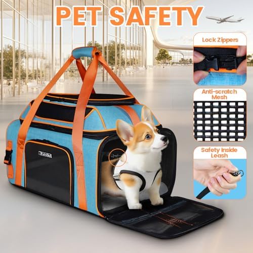 Petskd Top and Side Expandable Pet Carrier Airline Approved - Image 5