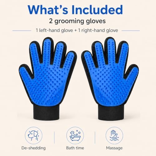 NVNAN Pet Hair Removal Glove for Dogs & Cats - Image 2