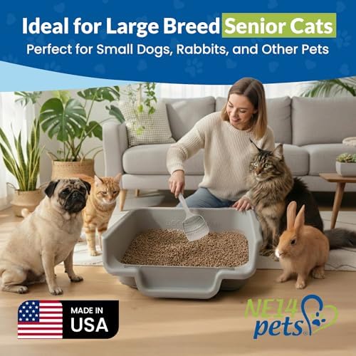 KittyGoHere Senior Cat Litter Box, Litter Pan, Jumbo 2 Pack - Image 6