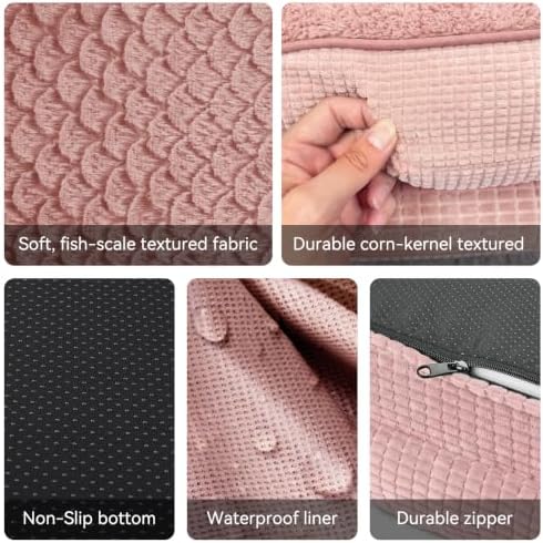 JOEJOY Orthopedic Dog Bed for Large Dogs, Egg-Crate Memory Foam Pet Bed - Image 5