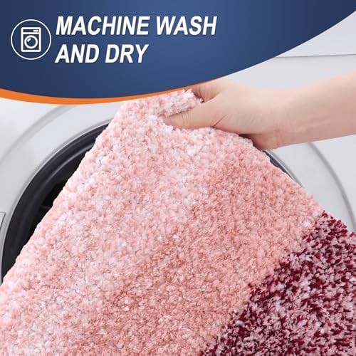OLANLY Bathroom Runner Rug 45x27, Extra Soft Absorbent Microfiber Bath Rugs - Image 6