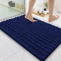 Smiry Bathroom Rugs 35X24, Extra Soft Rubber Backing Chenille Bath Mats by Smiry
