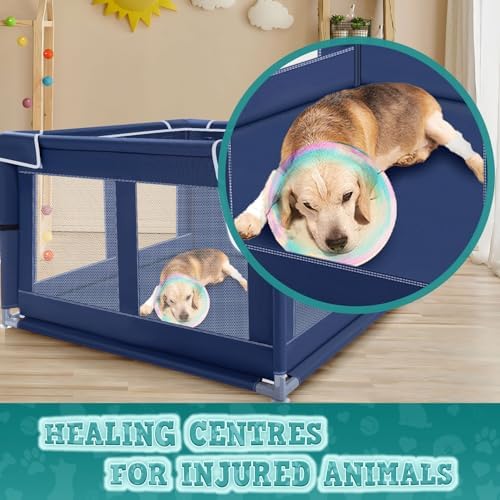 XVISHX 42x42 Inches Puppy Playpen - Image 4