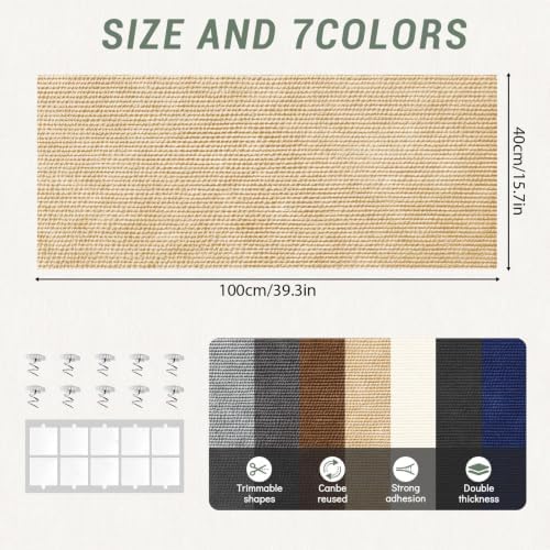 Couch Wall Corner Protector for Indoor Cats, 39.3x15.8In - Image 3