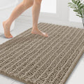 Smiry Bathroom Rugs 40X32, Extra Soft Rubber Backing Chenille Bath Mats by Smiry