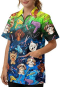 Dog Grooming Smock for Women & Men Water & Hair Repellent by Unknown