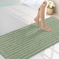 Smiry Bathroom Rugs 59X20, Extra Soft Rubber Backing Chenille Bath Mats by Smiry