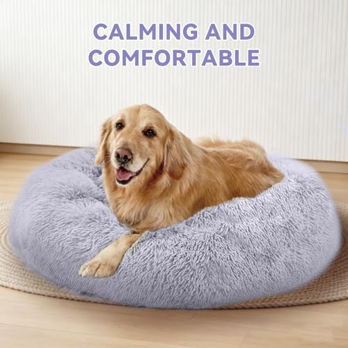 Cat Beds for Indoor Cats, Washable 20" Donut Pet Bed for Small Dogs - Image 6