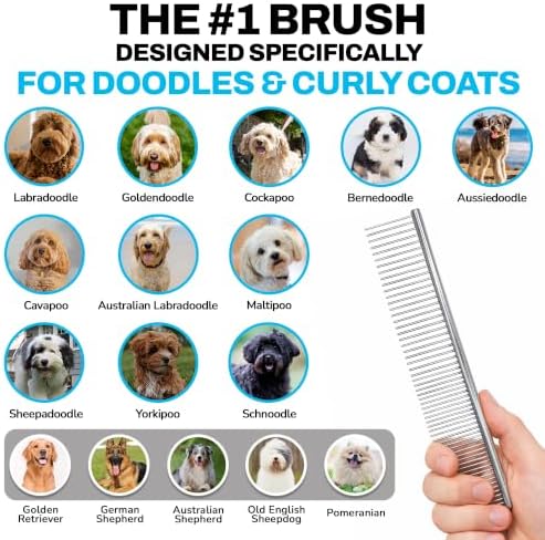 The Doodle Brush Metal Dog Combs - Image 2