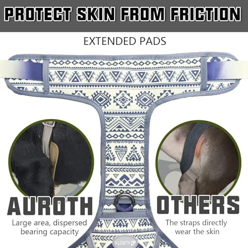 AUROTH Dog Harness for Small Medium Dogs, Tactical No Pull Dog Vest - Image 4