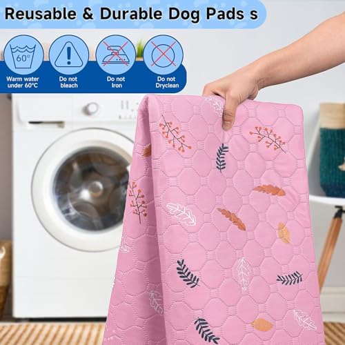 Sunheir Washable Pee Pads for Dogs Large 24" x 72" 2-Pack Reusable Puppy Pads - Image 5