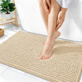 OLANLY Thick Chenille Bathroom Rugs 36x24, Soft Absorbent Bath Mat by OLANLY