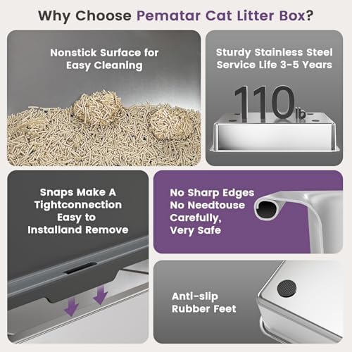 XXL Stainless Steel Litter Box - Image 7