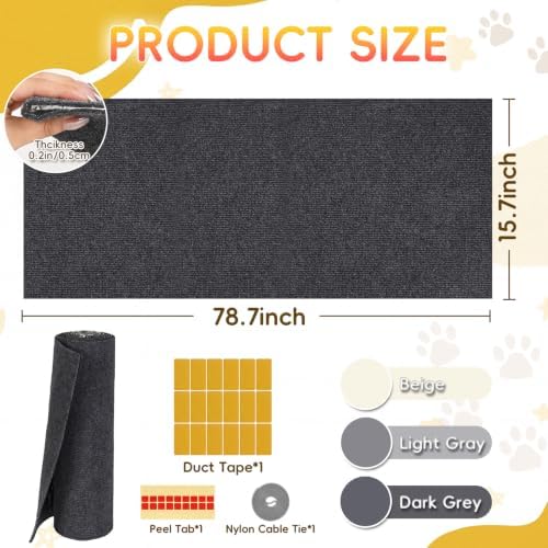 Cat Scratch Furniture Protector, Self-Adhesive Cat Couch Protector - Image 6