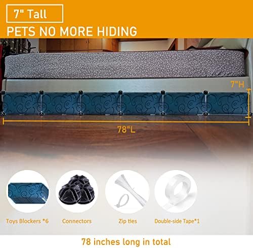 Under Bed Blocker for Pets, Gap Bumper for Under Bed, Stop Things Going Under - Image 2