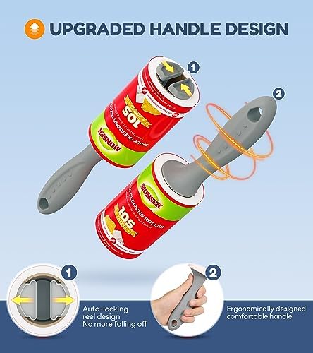 MONSEK 4X Extra Sticky Lint Roller - Image 3