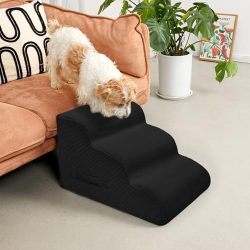 Mesa Lemon 3 Step Dog Stairs Pet Ramp - Image 2