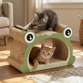 BOWHAUS Frog Style Kitten Scratching Board, Cat Scratcher Lounger by BOWHAUS