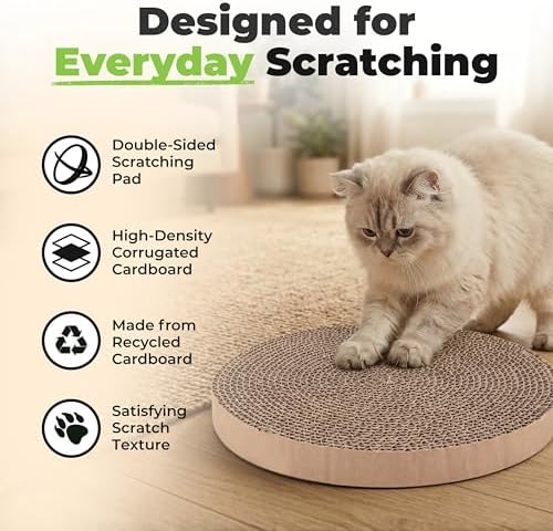 Catify Spin n' Scratch Cat Scratch Pad Refill - Image 3