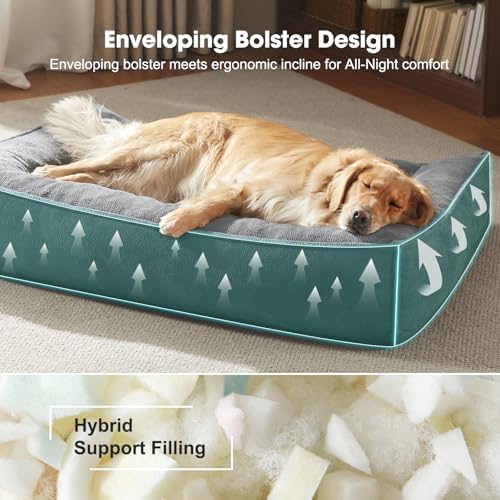 FURTIME XXL Orthopedic Dog Beds Large Sized Dog, Extra Thick Dog Couch 48" - Image 3