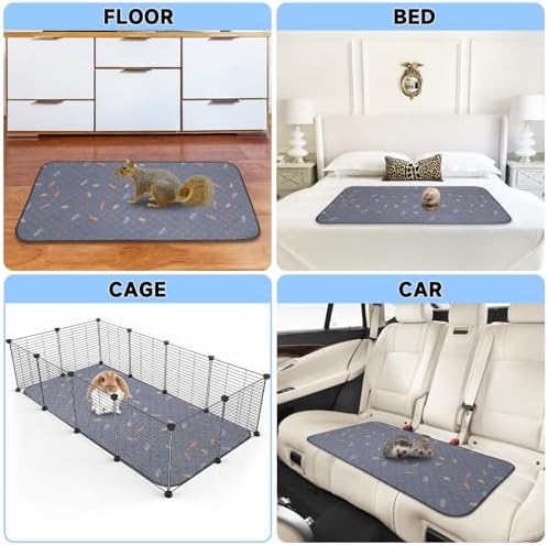 Sunheir 2 Pack Washable Guinea Pig Pee Pads - Image 4