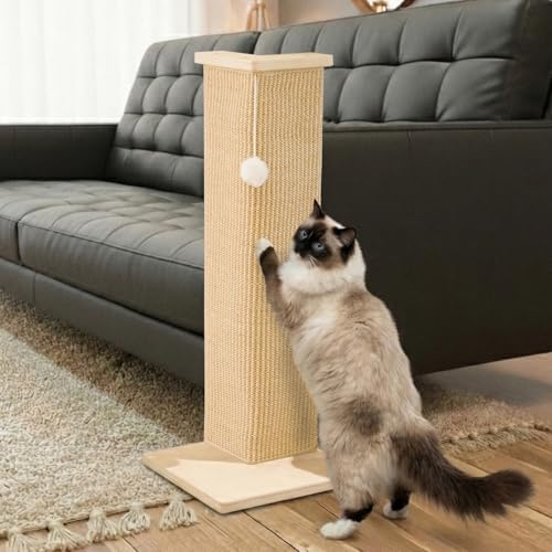 PETKARAY Couch Corner Cat Scratcher, Sisal Scratch Pad by PETKARAY
